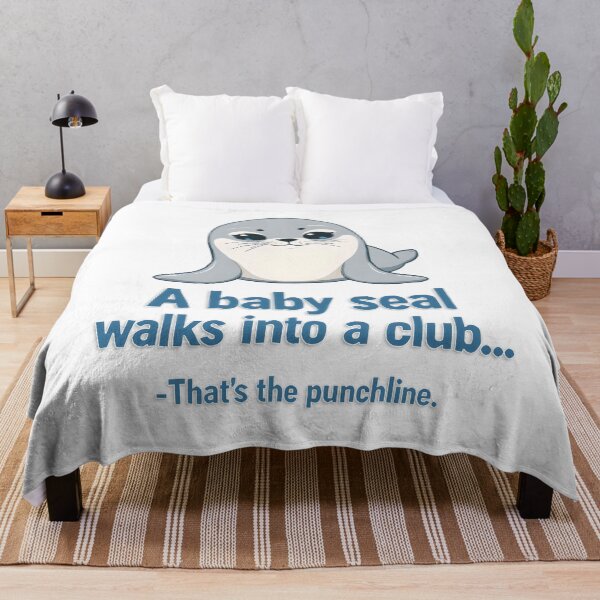 Item preview, A baby seal walks into a club... designed and sold by StrayCat-Lana.