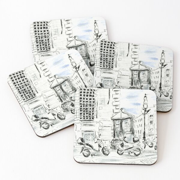 Item preview, View from the café bar on Via IV Novembre, Roma designed and sold by LymphomaLass.