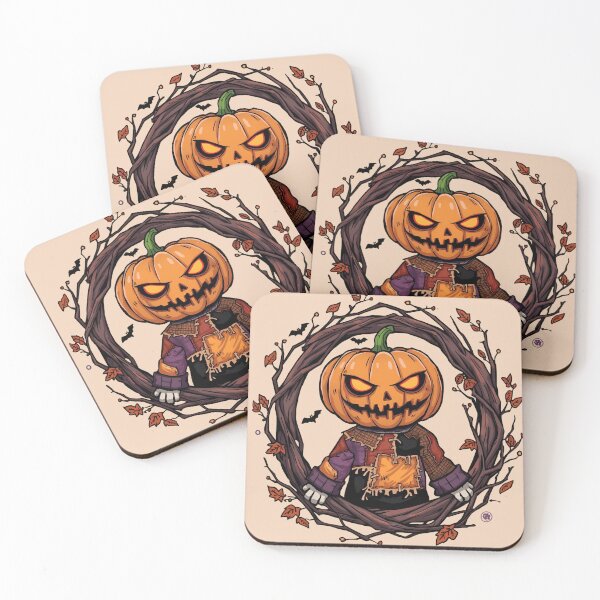 Item preview, Spooky Patchwork Pumpkin in Halloween Wreath T-Shirt designed and sold by Oopsie Doodle .