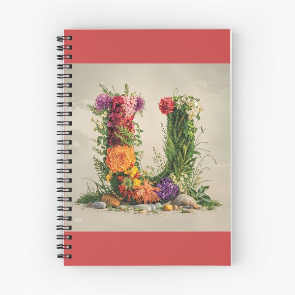 Item preview, Flower Fantasy Alphabet Letter U designed and sold by Royal Wall Whispers.