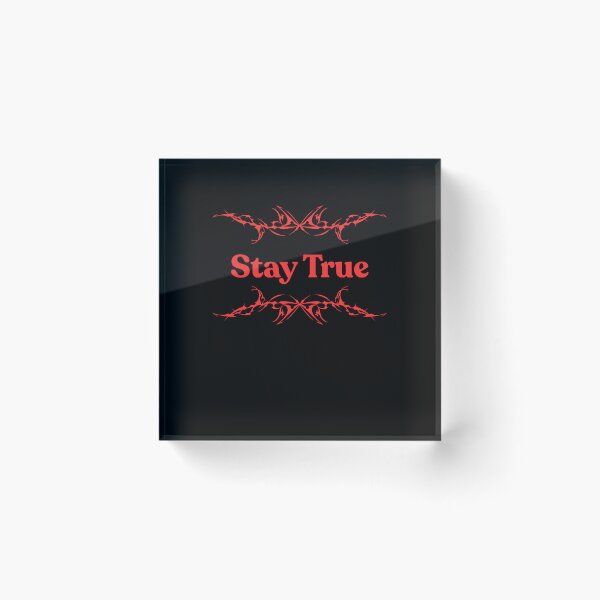 Item preview, Stay True Minimalist Typography  Design designed and sold by Selora1.