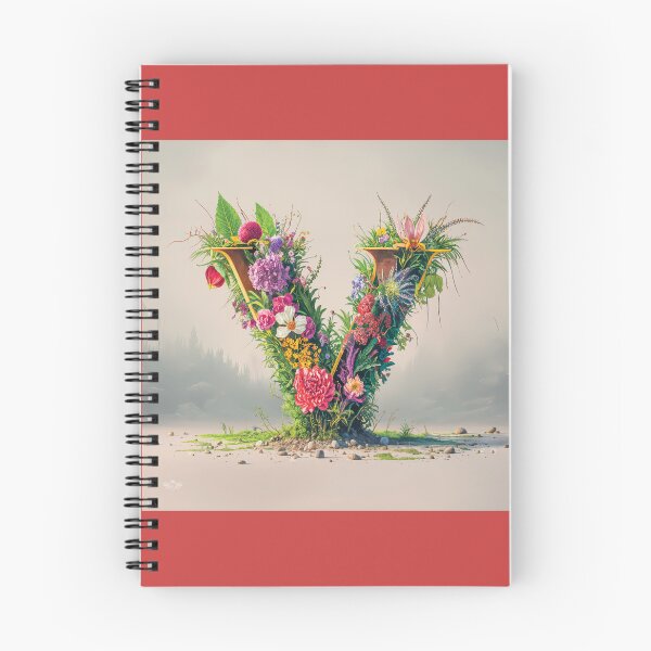 Item preview, Flower Fantasy Alphabet Letter V designed and sold by Royal Wall Whispers.