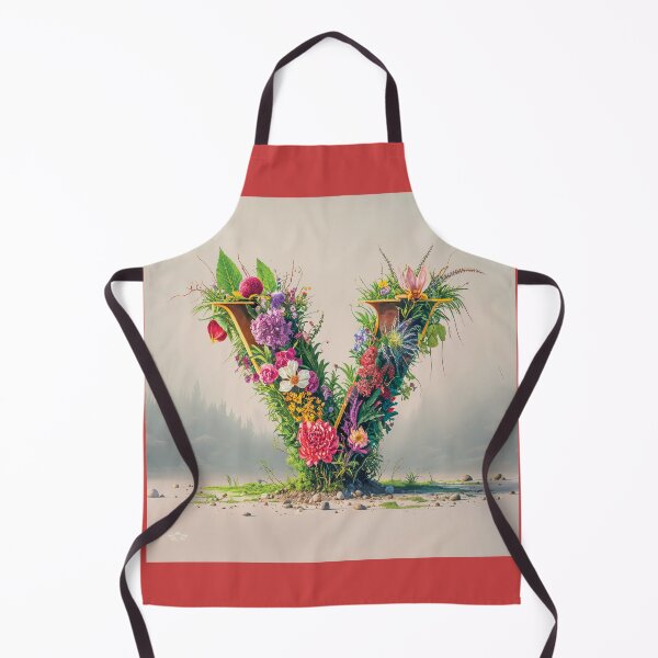 Item preview, Flower Fantasy Alphabet Letter V designed and sold by Royal Wall Whispers.