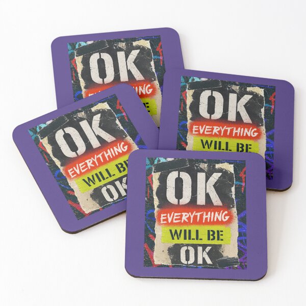 Item preview,  “Everything Will Be OK” -Grunge Street Art Poster / Urban Graffiti Design designed and sold by Boski22.