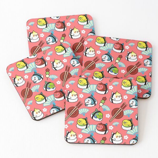 Item preview, Sushi Time with Cody the Lovebird & Friends designed and sold by birdhism.