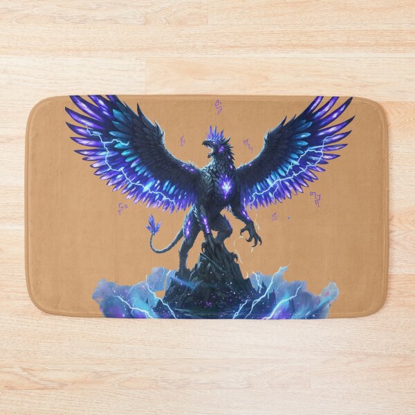 Item preview, Amethyst Storm Griffin | Majestic Lord of the Lightning Tempest designed and sold by E-SarnEdge.