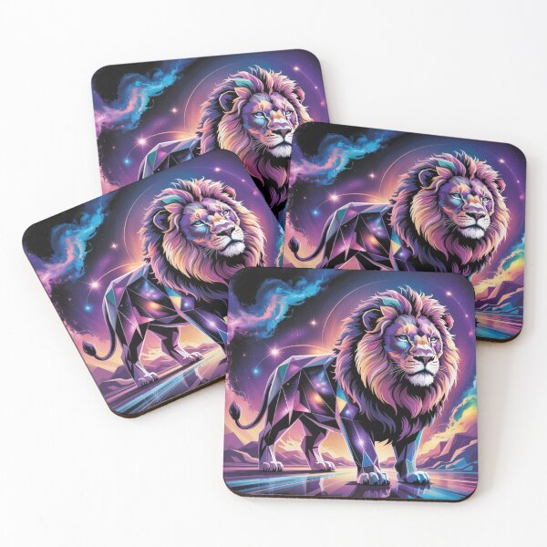 Item preview, Cosmic lion of the infinite universe designed and sold by bsbd-action.