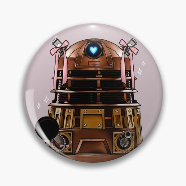 Item preview, Cutesy Dalek designed and sold by fictionaltrvlr.