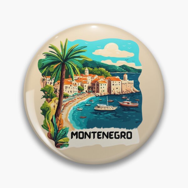Item preview, Montenegro - Colorful Budva Coast & Adriatic Charm designed and sold by Myra365Art.