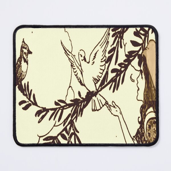Item preview, Child's World -Girl with Birds designed and sold by tomorrowsart.