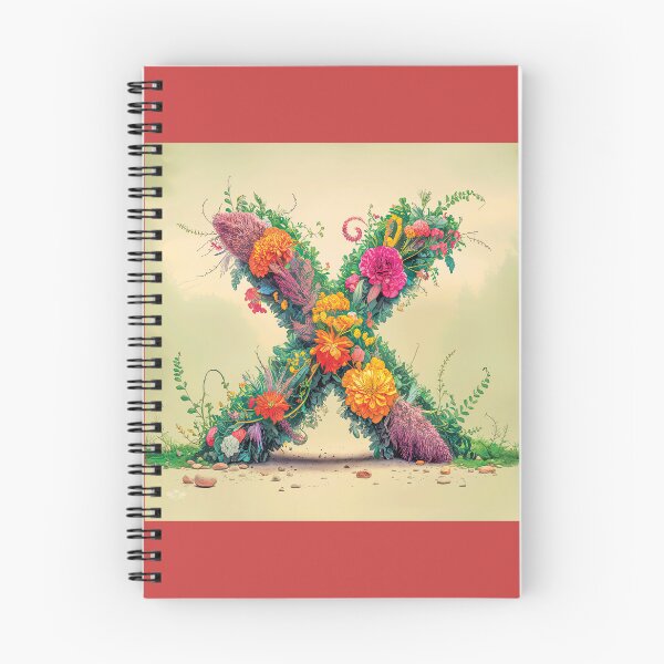 Item preview, Flower Fantasy Alphabet Letter X designed and sold by Royal Wall Whispers.