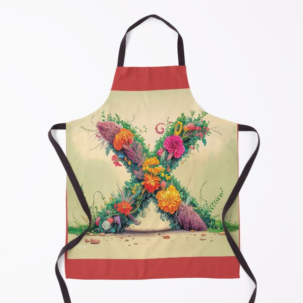 Item preview, Flower Fantasy Alphabet Letter X designed and sold by Royal Wall Whispers.