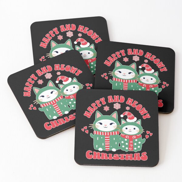 Item preview, Happy and Meowy Christmas Cats 1 designed and sold by AleksaDesignMTL.