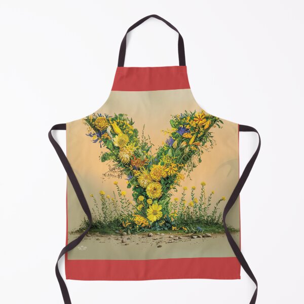 Item preview, Flower Fantasy Alphabet Letter Y designed and sold by Royal Wall Whispers.