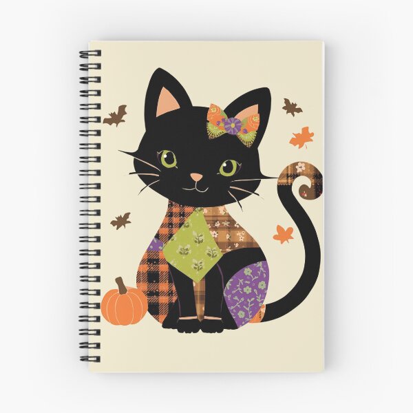 Item preview, Cute Patchwork Cat – Halloween T-Shirt Design designed and sold by Oopsie Doodle .