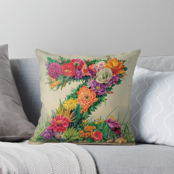 Item preview, Flower Fantasy Alphabet Letter Z designed and sold by Royal Wall Whispers.