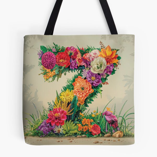 Item preview, Flower Fantasy Alphabet Letter Z designed and sold by Royal Wall Whispers.