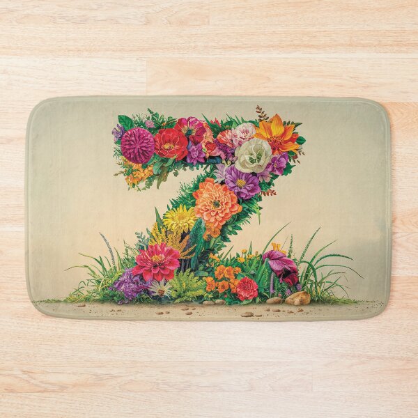 Item preview, Flower Fantasy Alphabet Letter Z designed and sold by Royal Wall Whispers.