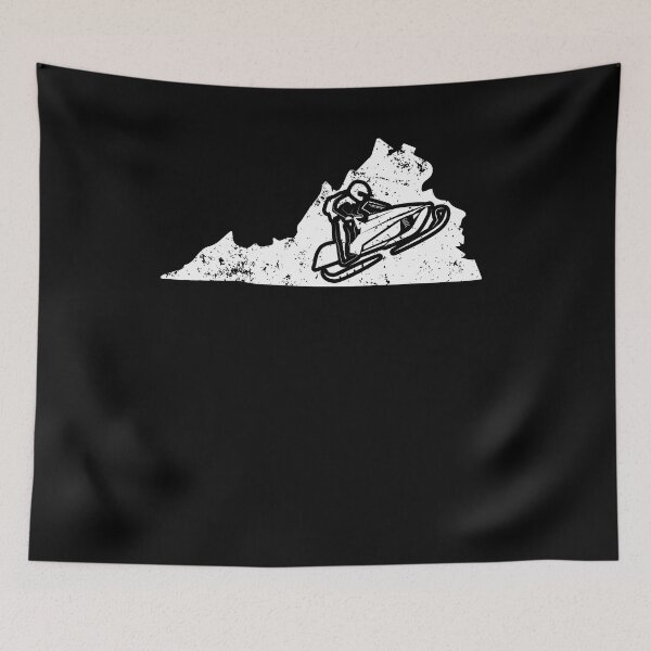 Item preview, Virginia Snowmobile Sled Shirt Snowmachine Shirt designed and sold by shoppzee.
