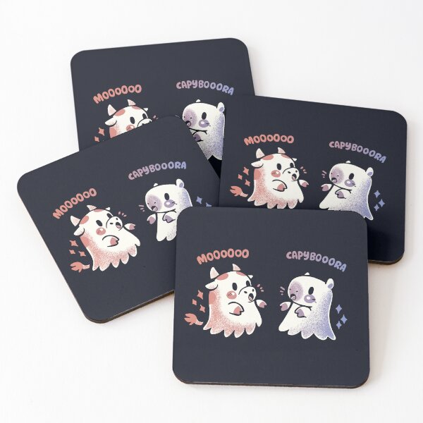 Item preview, Spooky Capy and Cow  designed and sold by TechraNova.