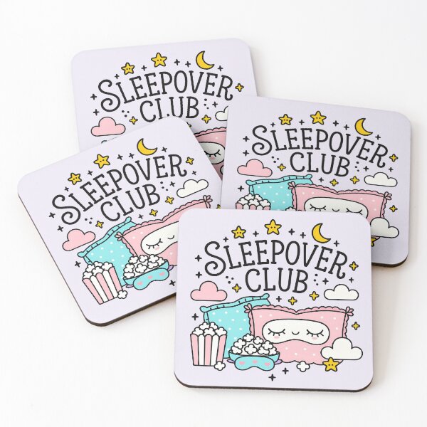 Item preview, Sleepover Club – Cute Popcorn & Pillow Party designed and sold by buglevel.