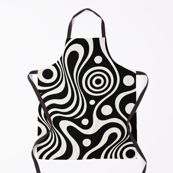 Item preview, Hypnotic Monochrome Swirl — Black and White Abstract Pattern with Concentric Circles Optical Art Psychedelic Graphic designed and sold by AnTartstudios.