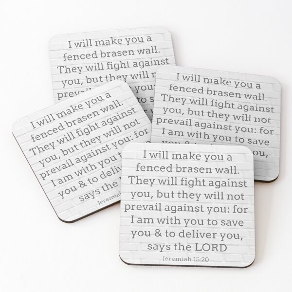 Item preview, Jeremiah 15:20 (Paraphrase) designed and sold by Undonemadenew.