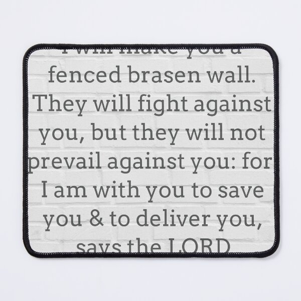 Item preview, Jeremiah 15:20 (Paraphrase) designed and sold by Undonemadenew.