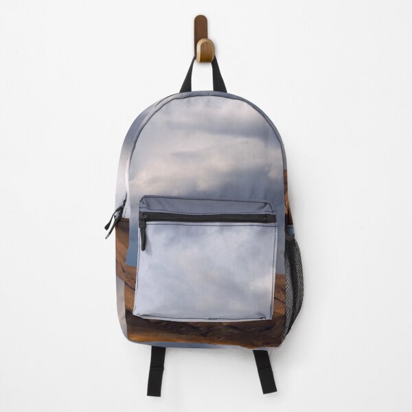 Item preview, Rainbow with diagonal clouds over mountains designed and sold by lisavonbiela.