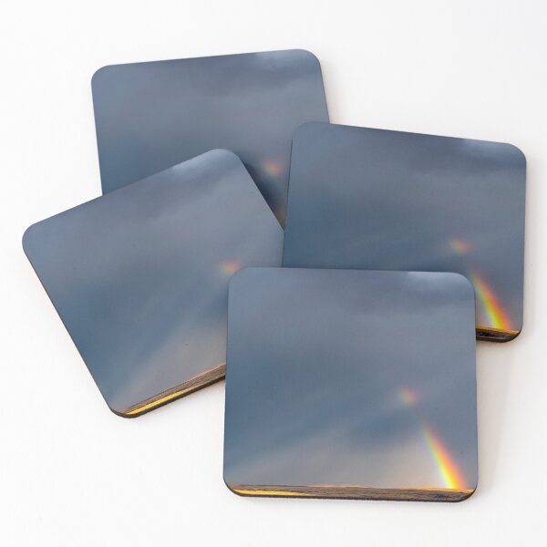 Item preview, Strong Rainbow with diagonal storm clouds designed and sold by lisavonbiela.