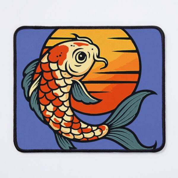 Item preview, Koi Fish Sunset Bold T-Shirt Design designed and sold by TrackinDaTrends.