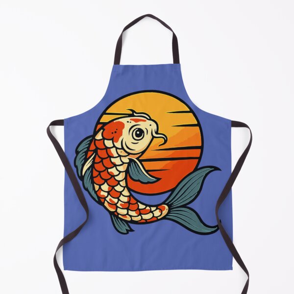 Item preview, Koi Fish Sunset Bold T-Shirt Design designed and sold by TrackinDaTrends.
