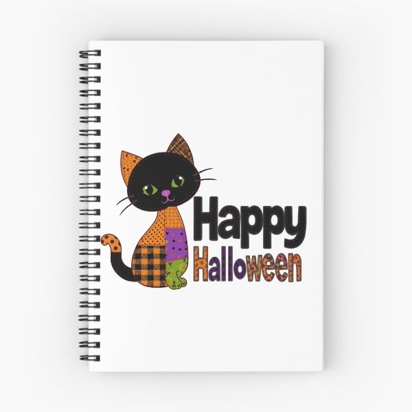 Item preview, Cute Patchwork Cat – Happy Halloween T-Shirt designed and sold by Oopsie Doodle .