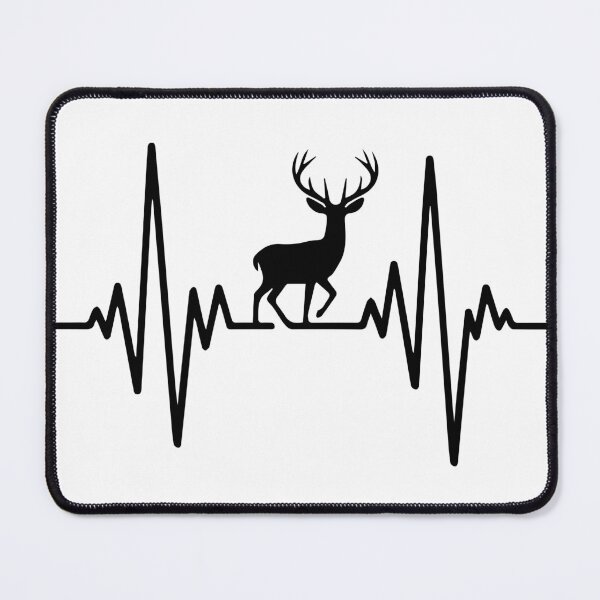 Item preview, Deer Hunting Heartbeat Outdoorsman Hunter Design designed and sold by YourArt7.
