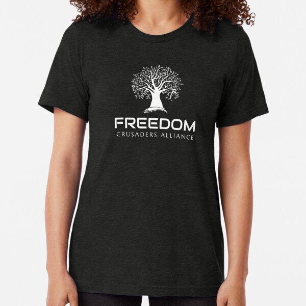 Freedom Crusaders Alliance - Weiß Vintage T-Shirt