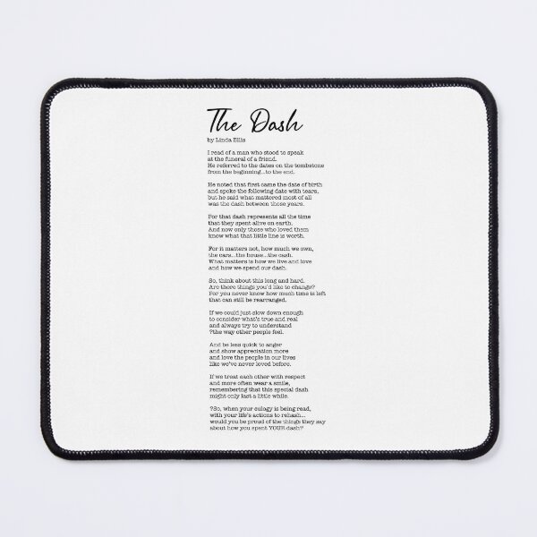 Item preview, The Dash Poetry designed and sold by corbrand.