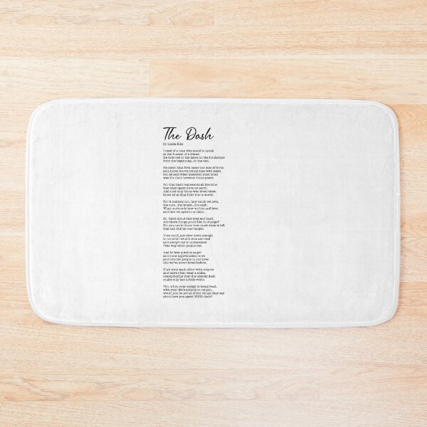 Item preview, The Dash Poetry designed and sold by corbrand.