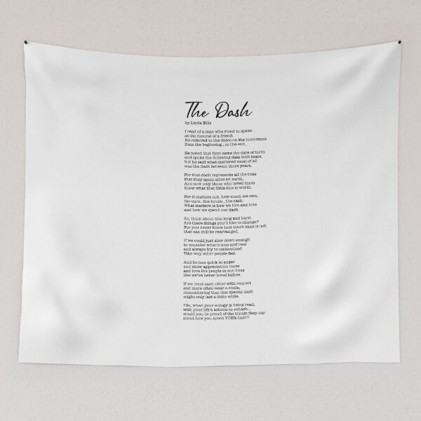 Item preview, The Dash Poetry designed and sold by corbrand.