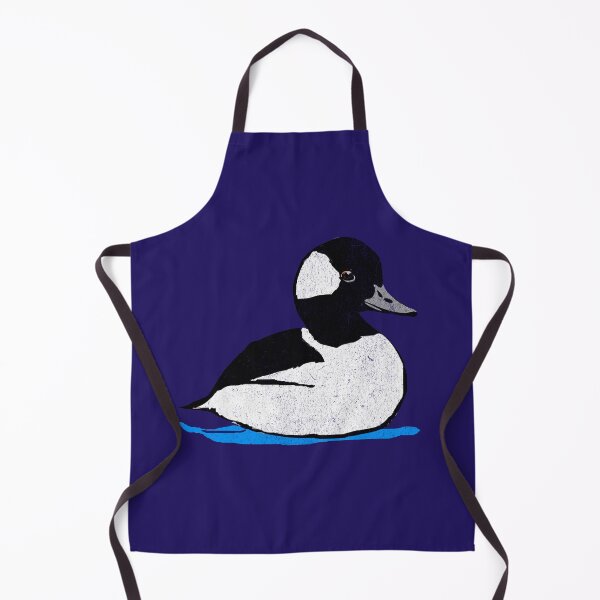 Item preview, Bufflehead Duck Minimalist Black & White Waterfowl Art   designed and sold by donwillisjrart.