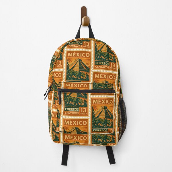 Item preview, Vintage Mexico Stamp – Chichén Itzá & Jaguar Design designed and sold by Travellerz.