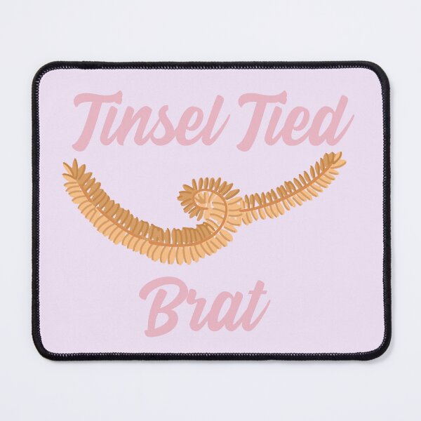 Item preview, Tinsel Tied Brat Kinky Holiday Submissive Design designed and sold by StrictlyPride.