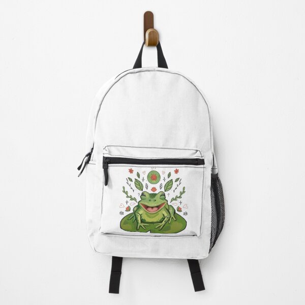 Item preview, Cute Frog and Flowers designed and sold by giulopesart.