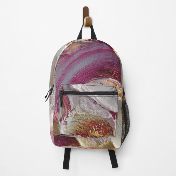 Item preview, Abstract Impasto Pink and Gold Leaf designed and sold by PrincessaCharms.