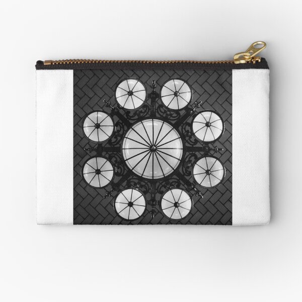 Ellis Island Chandelier in the Registry Hall Zipper Pouch