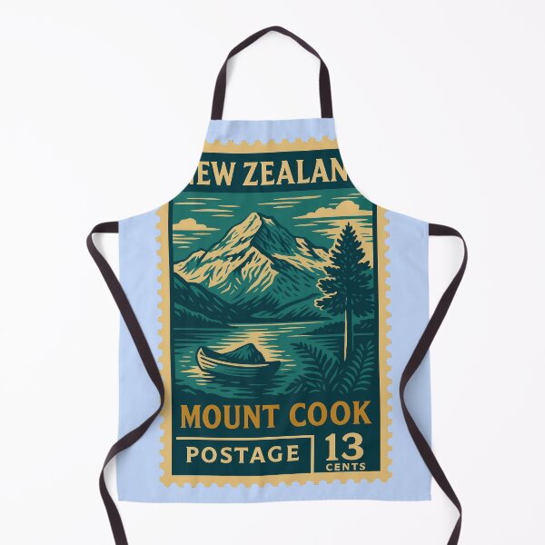 Item preview, Vintage New Zealand Stamp – Mount Cook Aoraki Alpine Design designed and sold by Travellerz.