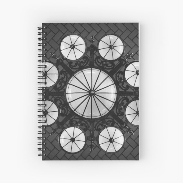 Ellis Island Chandelier in the Registry Hall Spiral Notebook