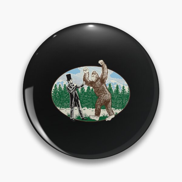 Item preview, Abe Lincoln Sasquatch Hunter Bigfoot Logo designed and sold by MariselaGodinez.