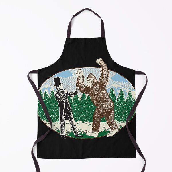 Item preview, Abe Lincoln Sasquatch Hunter Bigfoot Logo designed and sold by MariselaGodinez.