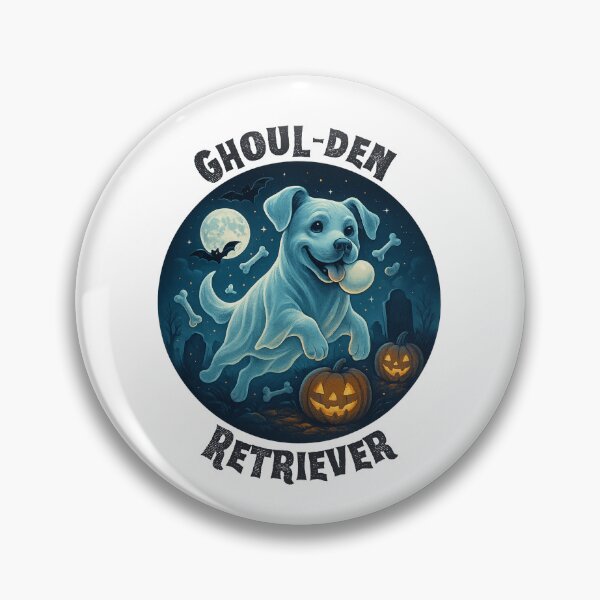 Item preview, Ghoul-den Retriever — Ghost Golden Retriever Halloween designed and sold by VibeOasis.