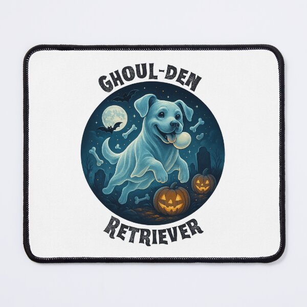 Item preview, Ghoul-den Retriever — Ghost Golden Retriever Halloween designed and sold by VibeOasis.